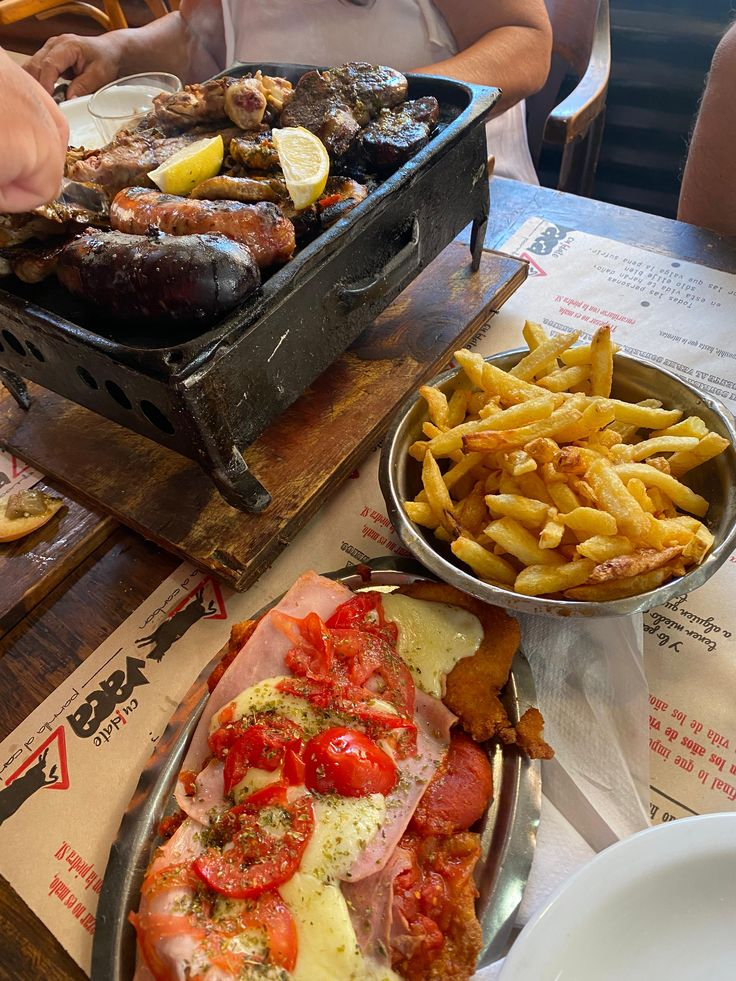 Una mesa bien servida